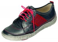 Miccos-Halbschuh-schwarzrot