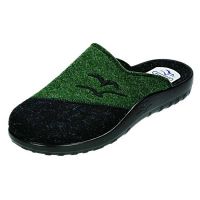 FlyFlot-Hauspantoffel-Herren-schwarz-grün